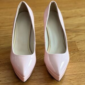 Sophisticated Pink Patent Leather Heels